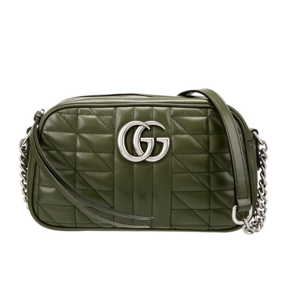 Gucci GG Marmont Bag in Rare Hunter Green